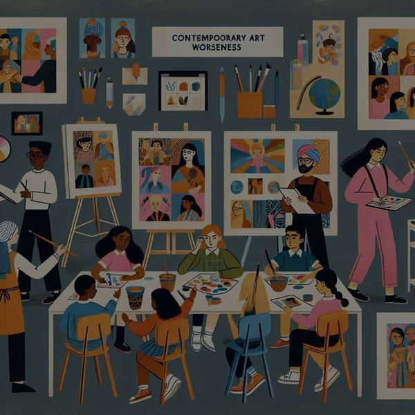 Quels ateliers de sensibilisation à l'art contemporain peuvent être proposés dans les écoles primaires ?