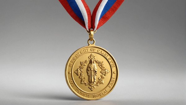 Médaille en or 18 carats : un cadeau religieux intemporel